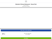Tablet Screenshot of mandarinchinesebuenapark.com
